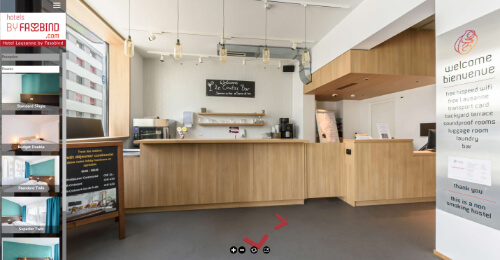 Virtueller 360° Hotel-Rundgang