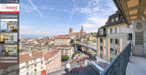 Virtueller 360° Hotel-Rundgang