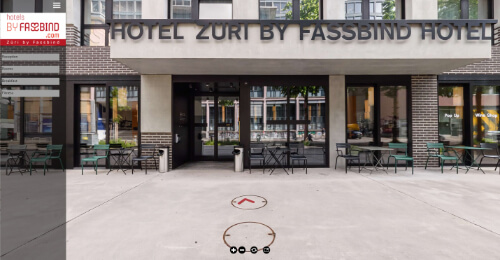 Virtueller 360° Hotel-Rundgang